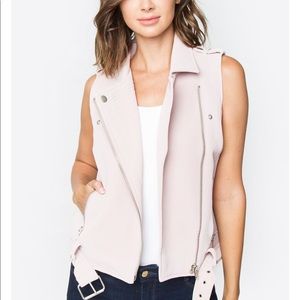 Awesome Sleeveless Moto Jacket XS
